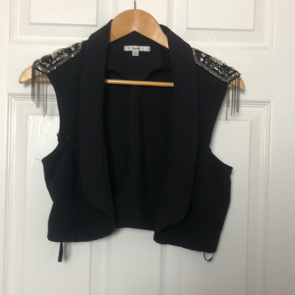 Papaya Cropped Vest